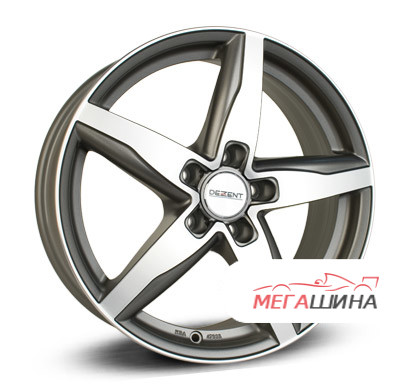 Dezent RF R16 / 7J PCD 5x108 ET 43 ЦО 70.1 Литые Графит с полированной лицевой поверхностью