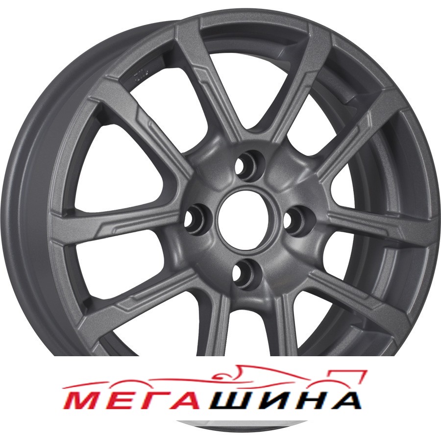 iFree Slider R14 / 5.5J PCD 4x100 ET 43 ЦО 60.1 Литые Темно-серебристый